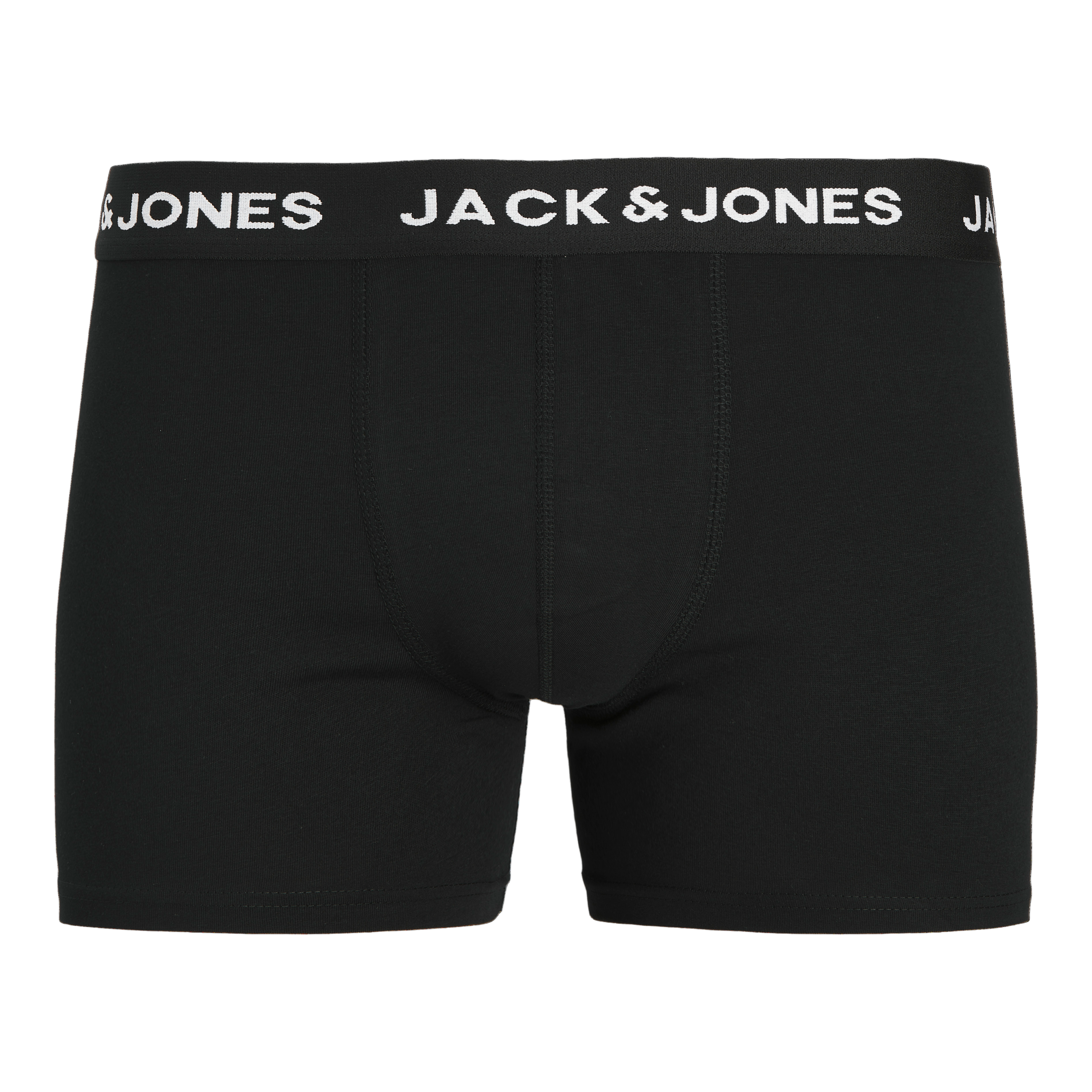 Men's Jack & Jones Huey 7-Pack Cotton Stretch Trunks - Black